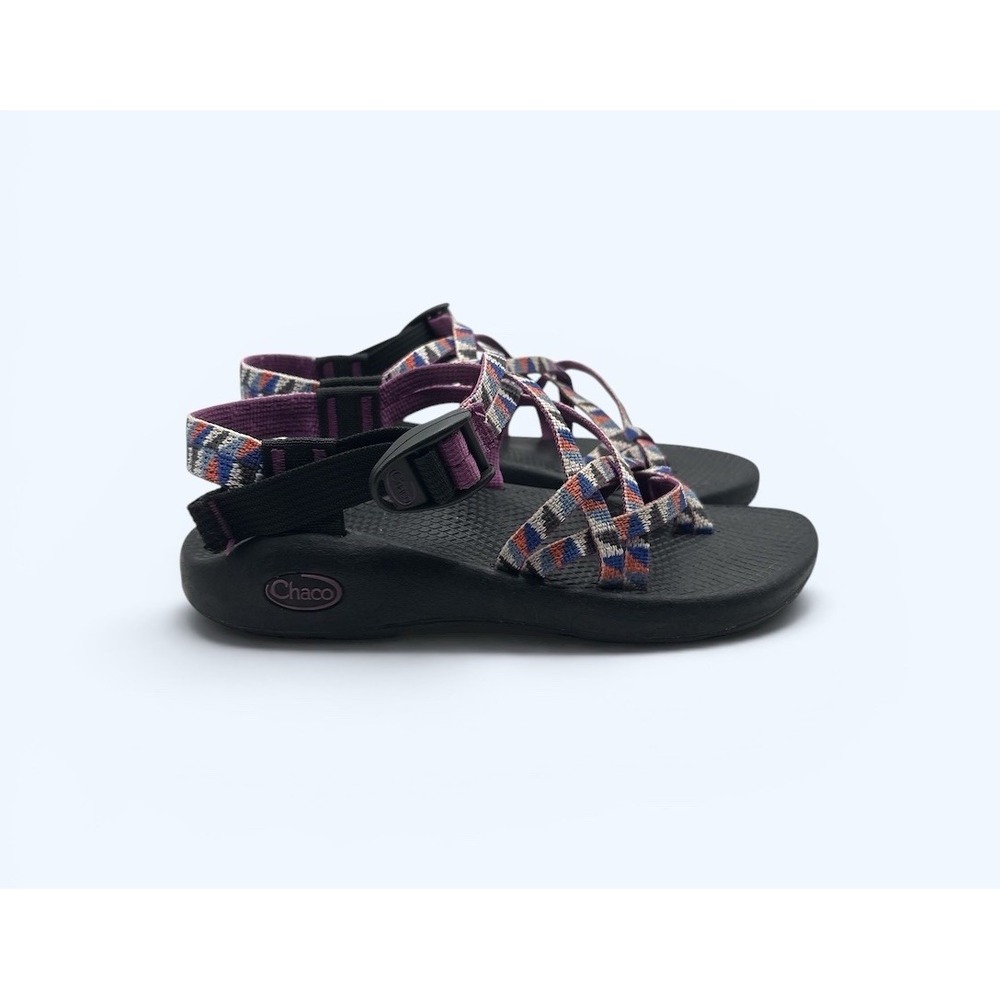 Chaco ZX/2 Classic Outdoor Sport Sandals Camper Purple Toe Loop women's sz 6
